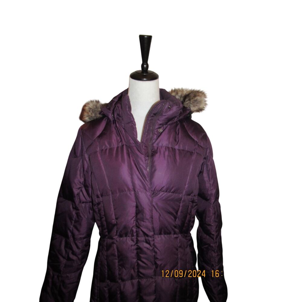 Eddie Bauer Dark Purple Winter Coat - size medium - Picture 3 of 7